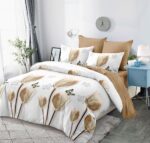 Lenjerie de pat bumbac finet cu elastic – 6 piese, Model 12930 - imagine 2