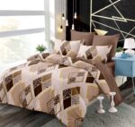 Lenjerie de pat bumbac finet cu elastic – 6 piese, Model 13524 - imagine 2