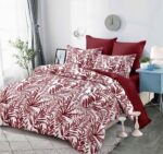 Lenjerie de pat bumbac finet cu elastic – 6 piese, Model 14450 - imagine 2