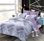 Lenjerie de pat bumbac finet cu elastic – 6 piese, Model 15481 - imagine 2