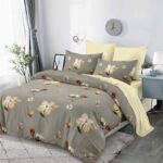 Lenjerie de pat bumbac finet cu elastic – 6 piese, Model 15482 - imagine 2