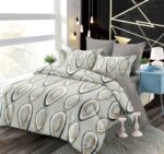 Lenjerie de pat bumbac finet cu elastic – 6 piese, Model 15502 - imagine 2