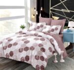 Lenjerie de pat bumbac finet cu elastic – 6 piese, Model 16099 - imagine 2