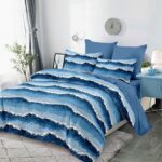 Lenjerie de pat bumbac finet cu elastic – 6 piese, Model 16655 - imagine 2