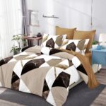 Lenjerie de pat bumbac finet cu elastic – 6 piese, Model 16656 - imagine 2