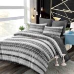 Lenjerie de pat bumbac finet cu elastic – 6 piese, Model 16667 - imagine 2