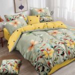 Lenjerie de pat bumbac finet cu elastic – 6 piese, Model 16688 - imagine 2