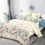 Lenjerie de pat bumbac finet cu elastic – 6 piese, Model 16716