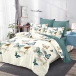 Lenjerie de pat bumbac finet cu elastic – 6 piese, Model 18399