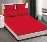 Lenjerie de pat bumbac finet cu elastic – Deluxe – 6 piese, Model 14692