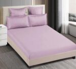 Lenjerie de pat bumbac finet cu elastic – Deluxe – 6 piese, Model 14695