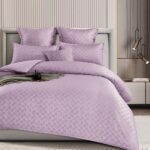 Lenjerie de pat bumbac finet cu elastic – Deluxe – 6 piese, Model 14695 - imagine 2