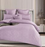 Lenjerie de pat bumbac finet cu elastic – Deluxe – 6 piese, Model 14695 - imagine 2