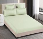 Lenjerie de pat bumbac finet cu elastic – Deluxe – 6 piese, Model 14697