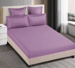 Lenjerie de pat bumbac finet cu elastic – Deluxe – 6 piese, Model 14698
