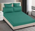 Lenjerie de pat bumbac finet cu elastic – Deluxe – 6 piese, Model 14700