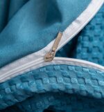 Lenjerie de pat bumbac finet cu elastic Premium – 4 piese, Model 11726 - imagine 4