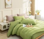 Lenjerie de pat bumbac finet cu elastic Premium – 4 piese, Model 11729