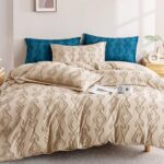 Lenjerie de pat bumbac finet cu elastic Premium – 4 piese, Model 12446