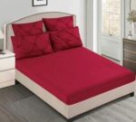 Lenjerie de pat bumbac finet deluxe cu elastic – 6 piese, Model 14686