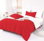 Lenjerie de pat bumbac finet Deluxe – uni – 6 piese, Model 14922 - imagine 2