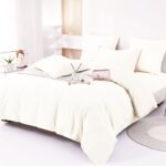 Lenjerie de pat bumbac finet Deluxe – uni – 6 piese, Model 14927 - imagine 2