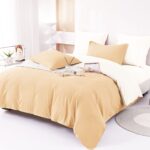 Lenjerie de pat bumbac finet Deluxe – uni – 6 piese, Model 14932 - imagine 2