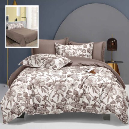 Lenjerie de pat bumbac finet Elegance – 6 piese, Model 10298