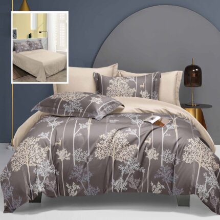 Lenjerie de pat bumbac finet Elegance – 6 piese, Model 10304