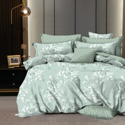 Lenjerie de pat bumbac finet Exclusive – 6 piese, Model 15128 - imagine 2