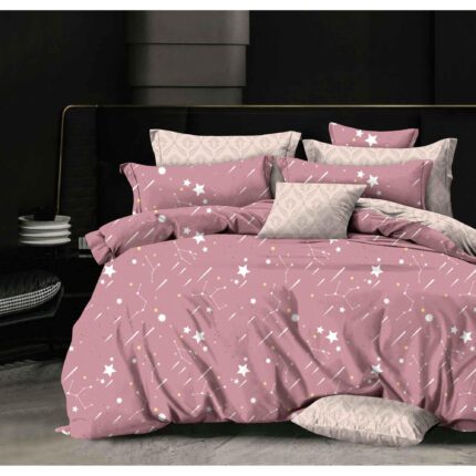 Lenjerie de pat bumbac finet Exclusive – 6 piese, Model 15142 - imagine 2