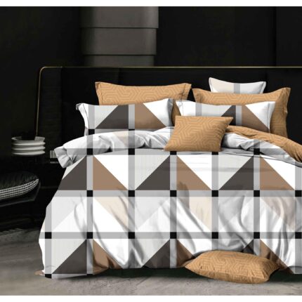 Lenjerie de pat bumbac finet Exclusive – 6 piese, Model 15147 - imagine 2