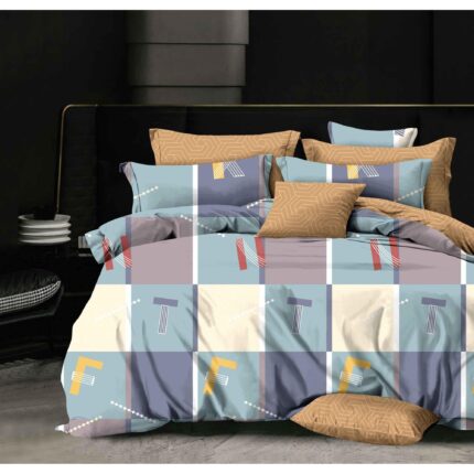 Lenjerie de pat bumbac finet Exclusive – 6 piese, Model 15150 - imagine 2