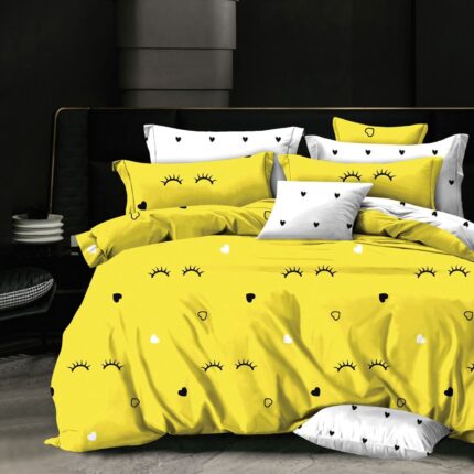 Lenjerie de pat bumbac finet Exclusive – 6 piese, Model 15157 - imagine 2