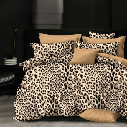 Lenjerie de pat bumbac finet Exclusive – 6 piese, Model 15158 - imagine 2