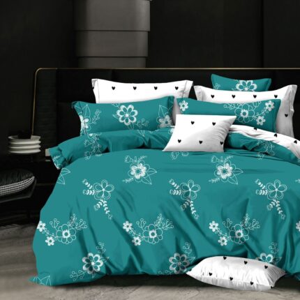 Lenjerie de pat bumbac finet Exclusive – 6 piese, Model 15159 - imagine 2