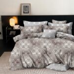 Lenjerie de pat bumbac finet Exclusive – 6 piese, Model 15167 - imagine 2