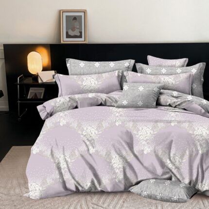 Lenjerie de pat bumbac finet Exclusive – 6 piese, Model 15168 - imagine 2