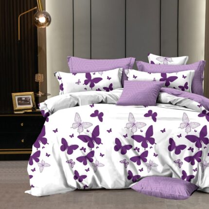 Lenjerie de pat bumbac finet Exclusive – 6 piese, Model 15178 - imagine 2