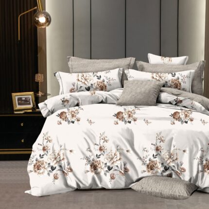 Lenjerie de pat bumbac finet Exclusive – 6 piese, Model 15179 - imagine 2