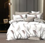 Lenjerie de pat bumbac finet Exclusive – 6 piese, Model 15181 - imagine 2