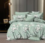 Lenjerie de pat bumbac finet Exclusive – 6 piese, Model 15185 - imagine 2