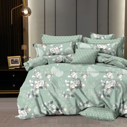 Lenjerie de pat bumbac finet Exclusive – 6 piese, Model 15185 - imagine 2