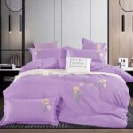 Lenjerie de pat bumbac finet gros Premium – 6 piese, Model 11974 - imagine 3