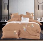 Lenjerie de pat bumbac finet gros Premium – 6 piese, Model 11978 - imagine 3