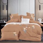 Lenjerie de pat bumbac finet gros Premium – 6 piese, Model 11978 - imagine 3