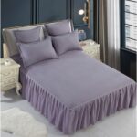 Lenjerie de pat bumbac finet gros uni – 6 piese, Model 4959