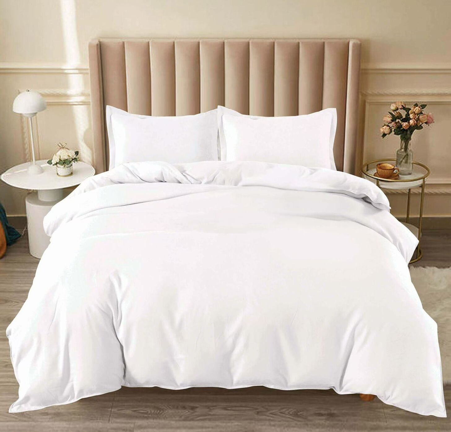 Lenjerie de pat bumbac finet – Horeca Premium – 4 piese, Model 14281 - imagine 2 Lenjerie de pat bumbac finet – Horeca Premium – 4 piese, Model 14281 - imagine 2