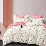 Lenjerie de pat bumbac finet Premium – 6 piese, Model 14917