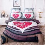 Lenjerie de pat bumbac finet premium – 6 piese, Model 1567